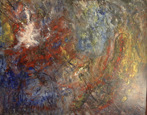 Lost Dolls,28x22,acrylic on glass