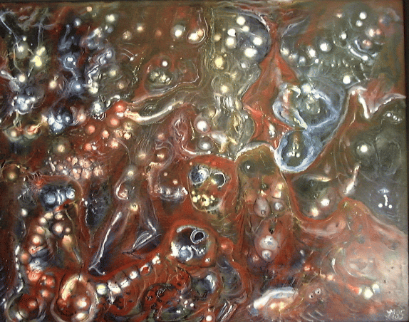 Grotesque,28x22,acrylic on glass