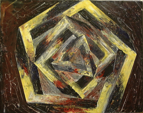 Impossible I,15x12,acrylic on canvas