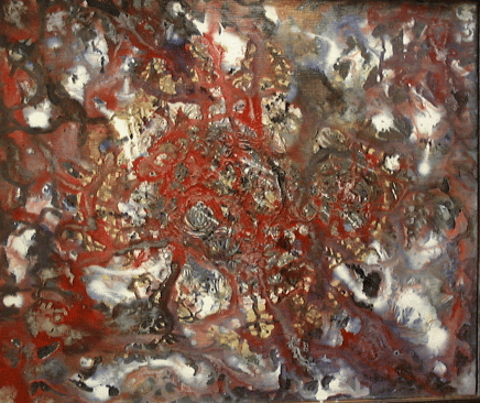 Uterus-Jazz II,28x22,oil&acrylic on canvas