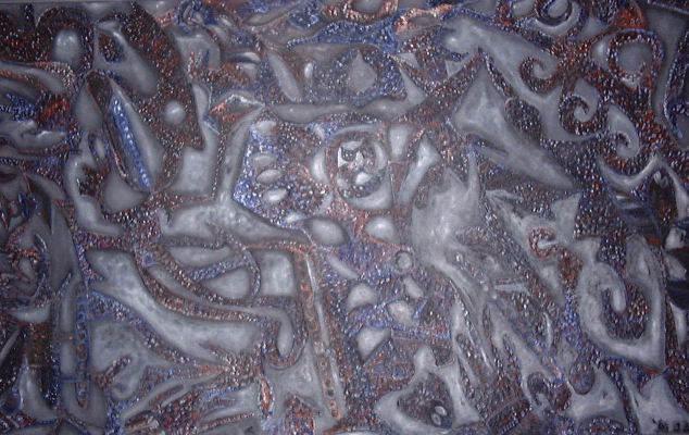 Complexity,60x36,acrylic on canvas